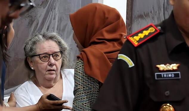 Drugs mule Lindsay Sandiford (pictured) , 69, was days from release in Bali before Indonesia suddenly tried to link her return to the UK repatriating Reynhard Sinaga, who raped 136 young men in Manchester