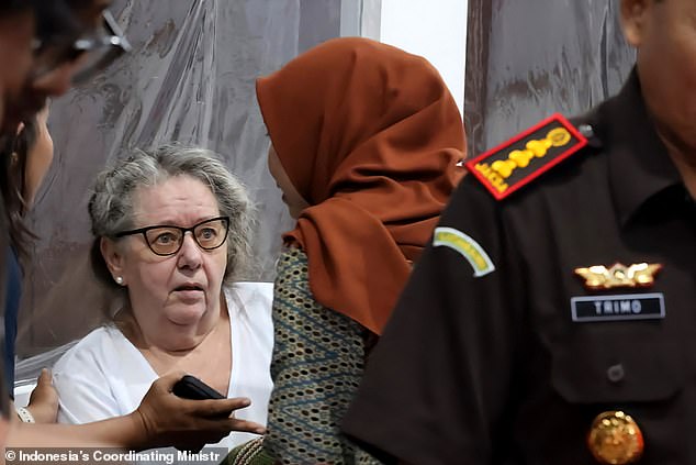 Drugs mule Lindsay Sandiford (pictured) , 69, was days from release in Bali before Indonesia suddenly tried to link her return to the UK repatriating Reynhard Sinaga, who raped 136 young men in Manchester