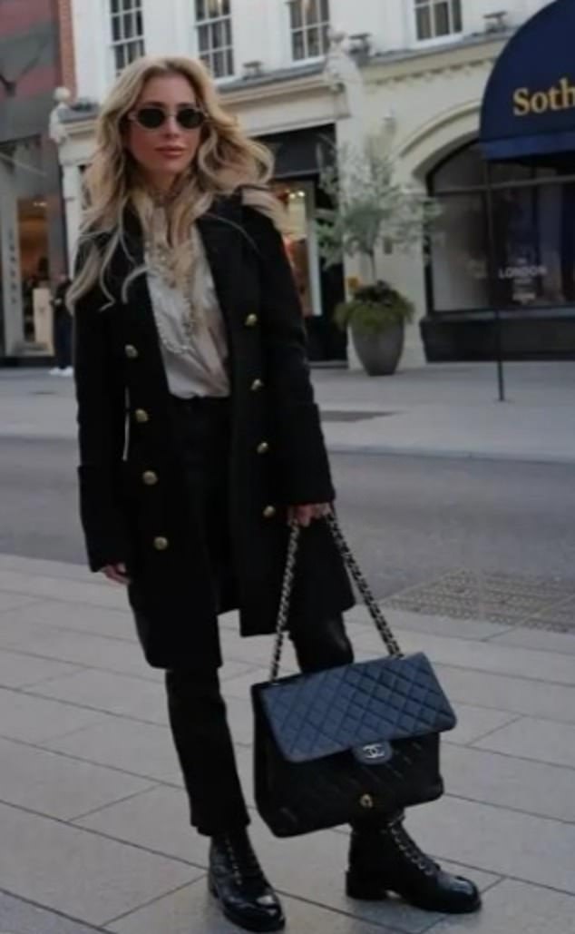 Ms Rein Lively posted this image on Instagram of herself in London, wearing what appears to be the same outfit as the woman in the BTP picture. She has since deleted her account