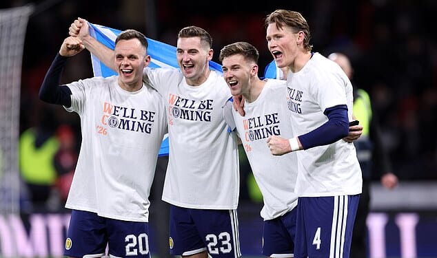 Scotland will take their place in Pot 3 for the 2026 World Cup draw after a wild 4-2 victory over Denmark