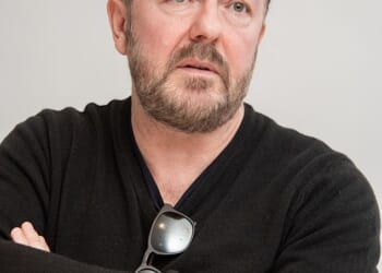 Ricky Gervais (pictured). The Environment Agency has responded to Ricky's team filing a flood risk assessment and said the depth of a potential flood could reach levels of just under one and a half metres - only slightly less than Ricky's own height of 1m 73cm
