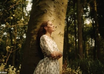 Queen Camilla cheekily remarked that Kate's highly-stylised video (pictured) was reminiscent of a shampoo commercial