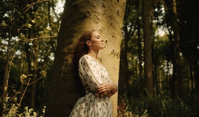 Queen Camilla cheekily remarked that Kate's highly-stylised video (pictured) was reminiscent of a shampoo commercial