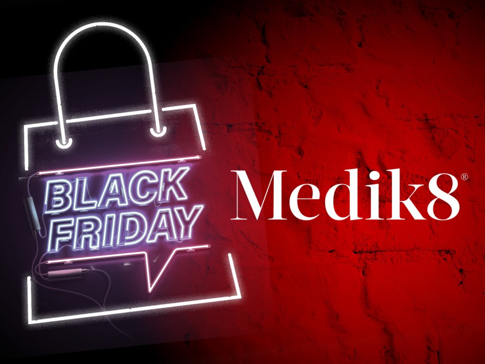 Black Friday sale at Medik8.