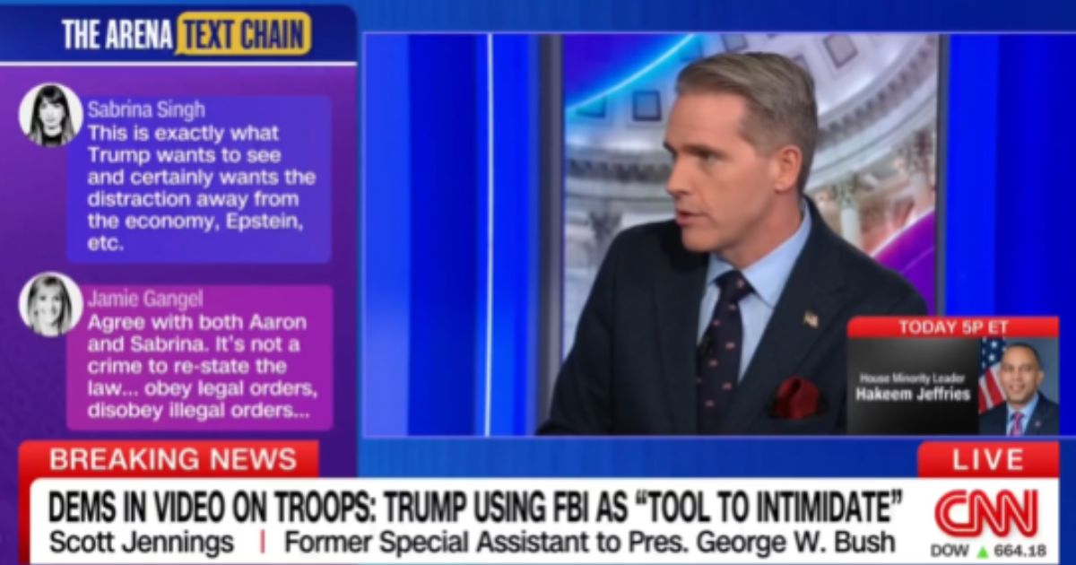 Scott Jennings said on Nov. 24, 2025, that the real issue isn’t the inquiry, but that sitting members of Congress pushed a narrative suggesting the commander-in-chief was prepared to issue illegal orders.