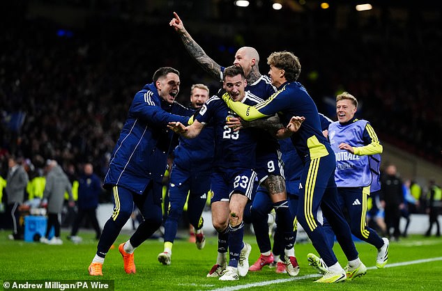 The equivalent of an 'extremely small earthquake' was picked up by the British Geological Survey (BGS) after Kenny McLean's halfway line stunner in stoppage time