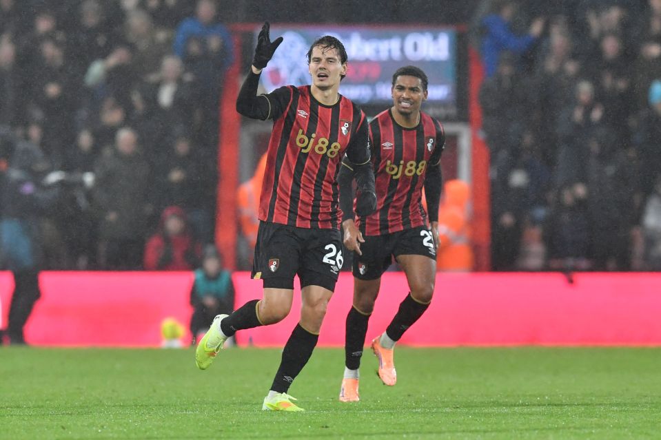 Bournemouth v West Ham United, Premier League - 22 Nov 2025