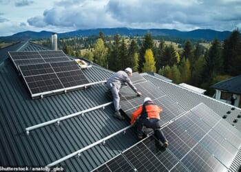 A series of solar panel rooftop fires have put Ed Miliband's green energy plans under scrutiny (Stock photo)