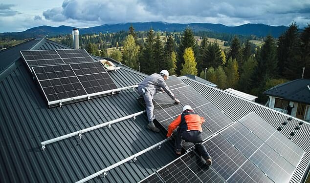 A series of solar panel rooftop fires have put Ed Miliband's green energy plans under scrutiny (Stock photo)