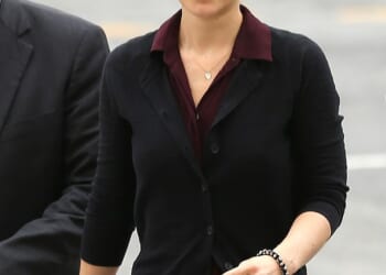 Disgraced Smallville actress Allison Mack, 43, has confirmed she wed former Neo-Nazi Frank Meeink in Jewish ceremony five months ago. Pictured in 2018 in NYC