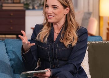 Sian Welby has spoken out on the 'mad' timing when she found out she had landed her dream job on This Morning whilst pregnant (pictured on the show last month)