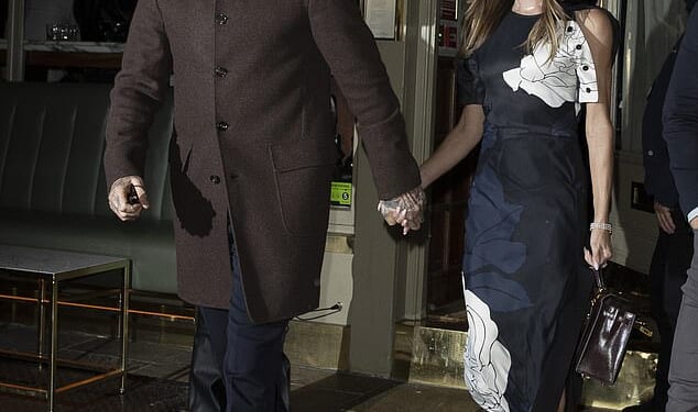 Sir David Beckham dined out with wife Victoria at the in-demand Dorian brasserie in Notting Hill on Thursday evening
