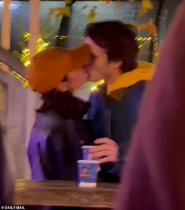 Sir David and his fashion designer wife were out in west London while youngest son Cruz made an appearance at Hyde Park's Winter Wonderland, where he was joined by his girlfriend Jackie Apostel