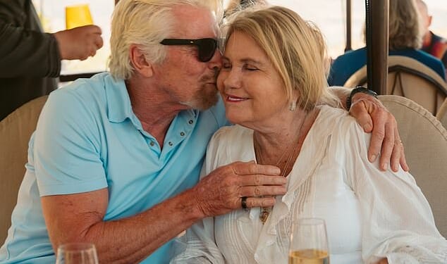 Sir Richard Branson has paid tribute to his wife Lady Joan, who passed away aged 80
