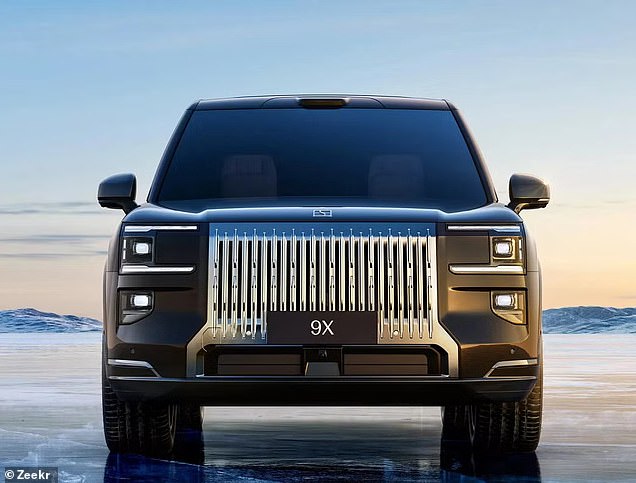 From the front on it looks rather like another luxury SUV... and it's huge: at 5.3 metres, it's longer than a Range Rover