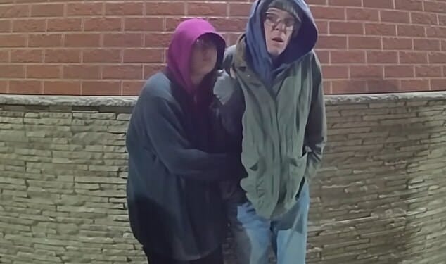 Bodycam footage captured the moment the 'Slender Man' stabber Morgan Geyser threw a tantrum as she was arrested with her transgender lover after cutting off her ankle monitor