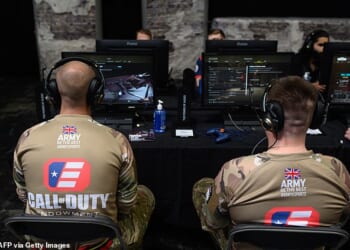 Soldiers from the British Army are using video games including Call of Duty as part of their training, a military chief has said
