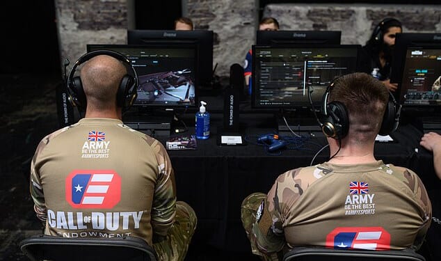 Soldiers from the British Army are using video games including Call of Duty as part of their training, a military chief has said