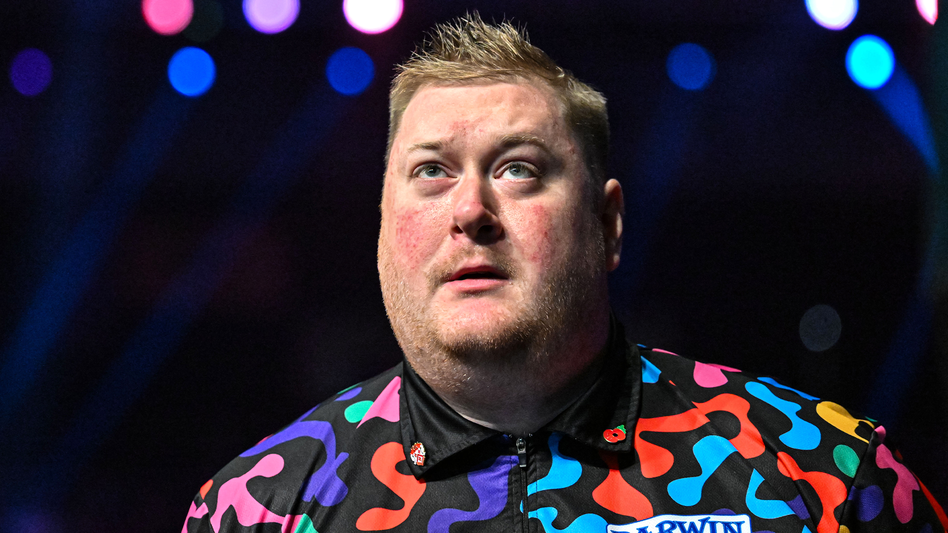 Brendan Dolan looking up.