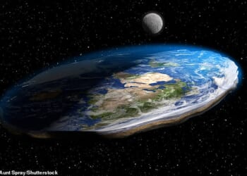 People who believe the idea that the Earth is disc-shaped rather than spherical are called 'Flat Earthers' - one of the most prominent conspiracy theories today