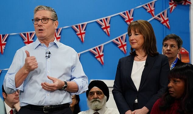 Rachel Reeves is desperately defending her 'lies' about her Budget choices today as Keir Starmer tried to shore her up