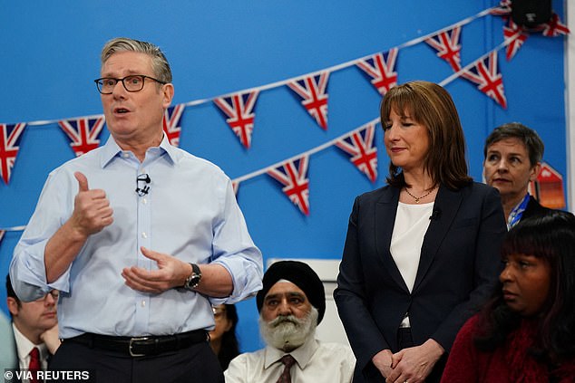 Rachel Reeves is desperately defending her 'lies' about her Budget choices today as Keir Starmer tried to shore her up