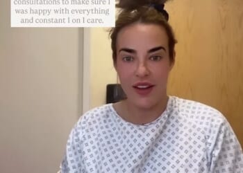 Stephanie Davis has admitted she has been worrying she 'won't wake up' as she filmed herself in a new clip ahead of her breast implants removal on Sunday