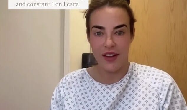 Stephanie Davis has admitted she has been worrying she 'won't wake up' as she filmed herself in a new clip ahead of her breast implants removal on Sunday
