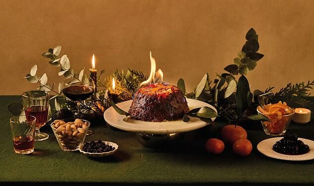 Chef Paul Ainsworth's Christmas pudding follows the traditional mix of fruits closely, but with special additions of chunky almonds and Amarena cherries