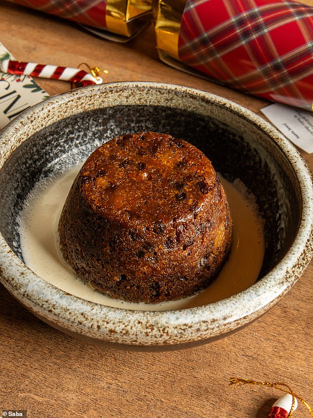 Chef Jake Finn follows his grandmother's recipe for Christmas pudding, which does not use the traditional beef suet