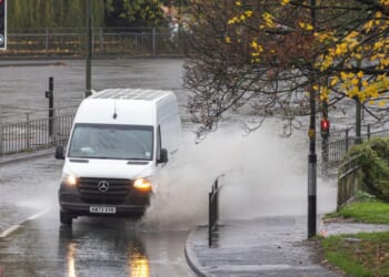 Storm Claudia batters Britain with 6-INCHES of rain as Met Office warns of flooding and 'do not travel' alert issued