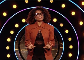 Strictly Come Dancing fans were left concerned after Vicky Pattison and pro partner Kai Widdrington were absent from It Takes Two on Monday (host Fleur East pictured)