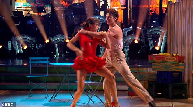 Strictly Come Dancing returned to screens Saturday for week seven of the BBC show, with Lewis Cope and his professional partner Katya Jones took to the floor first