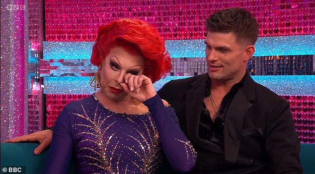 Elsewhere in the show, an emotional La Voix fought back tears as she said goodbye to Strictly , after having to withdraw from the competition due to injury (seen)