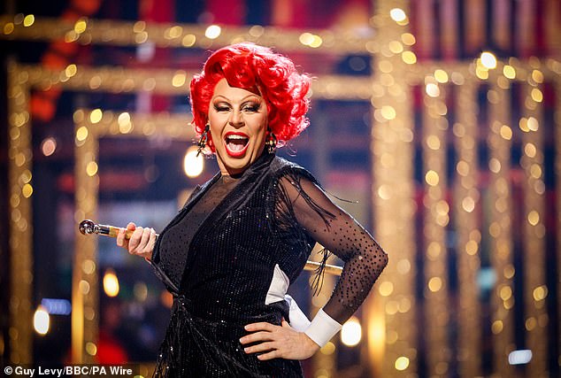 The cheer came just minutes after it was announced La Voix was forced to withdraw from the competition due to injury (pictured on the show)