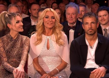 Strictly Come Dancing fans spotted a string of on-screen blunders from hosts Tess Daly (pictured) and Claudia Winkleman during Saturday's Blackpool special