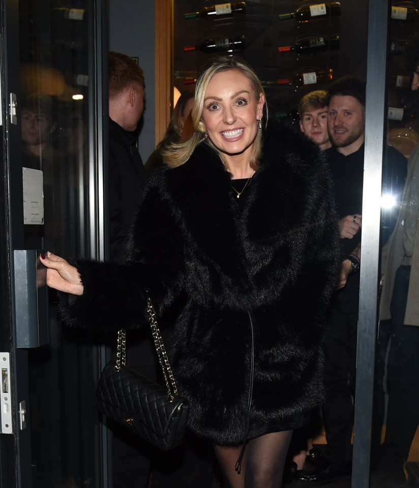 Strictly's Amy Dowden enjoys a nightout at Amero italian in Blackpool with her Husband and Carlos, as she puts on a chirpy display as she is pictured an seen for first time since having to undergo second mastectomy