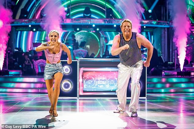 In an Instagram post on Monday, the dancer - who was eliminated from Strictly first this year with Thomas Skinner (pictured) - revealed she is now set for a second mastectomy