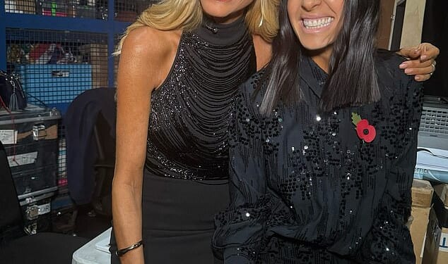 Strictly Come Dancing's Tess Daly and Claudia Winkleman looked as glamorous as ever as they hosted week seven on the BBC competition on Saturday