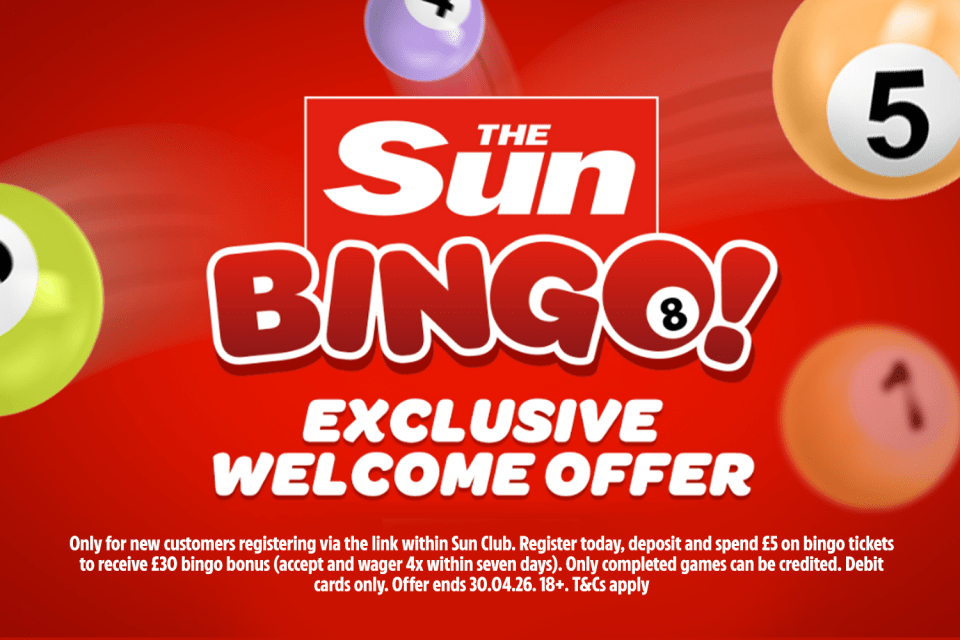 Illustration of The Sun Bingo exclusive welcome offer.