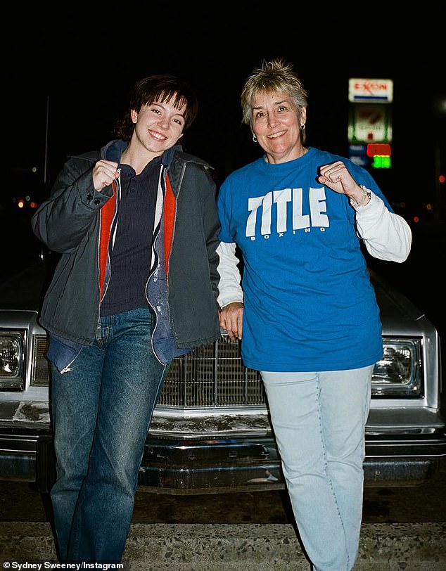 The 57-year-old trailblazing prize fighter wrote on Instagram: 'I've always been a fighter. My life reflected that in every way and now I fight for others. The past few days I have seen some people attack my friend Sydney Sweeney' (pictured in 2024)