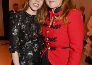 Princess Beatrice (left) and Sarah Ferguson (right) attend The Lady Garden Gala on December 6, 2022