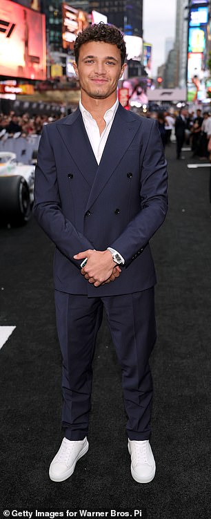 F1 heartthrob Lando Norris (pictured) reportedly once tried to race his way into the heart of former Made in Chelsea star Melissa Tattam, by sending her direct messages on Instagram