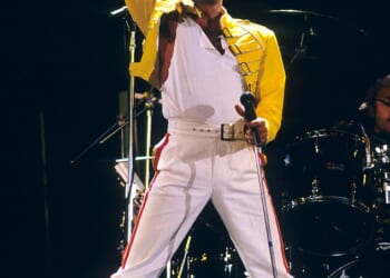 Peter Freestone, the long-time personal assistant and confidant of Freddie Mercury (pictured), has revealed that he offered London's Victoria & Albert Museum 1,000 items from Freddie's collection to put on display - but curators told him they couldn't accommodate a show until at least 2030