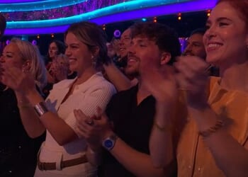 Tasha Ghouri made her first public appearance with her new boyfriend Cam Whitnall at the Strictly Come Dancing live show on Saturday