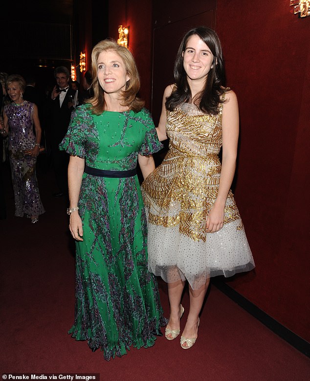 Tatiana Schlossberg, 35, the granddaughter of John F. Kennedy, revealed she has been diagnosed with terminal cancer (Pictured: Tatiana seen with her mother Caroline Kennedy, who served as the US Ambassador to Australia under President Joe Biden from 2022 to 2024, and previously served as Ambassador to Japan under Barack Obama)