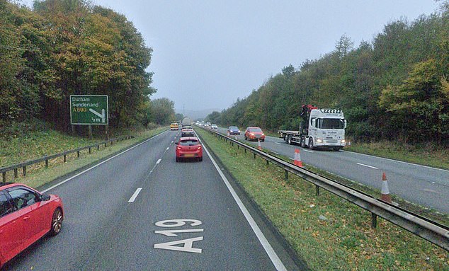 The A19 where a crash involving a 17-year-old girl and a 19-year-old man happened last night