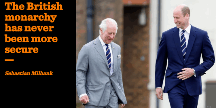 The British monarchy has never been more secure | Sebastian Milbank