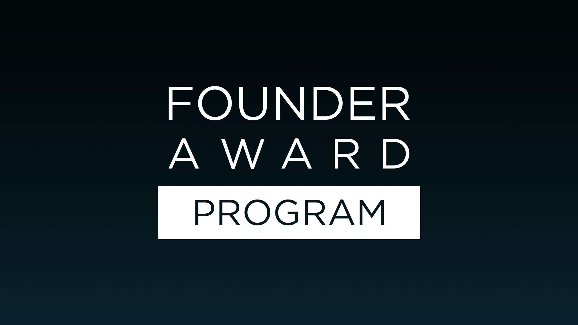 The Enterprising Founder Award - FEE