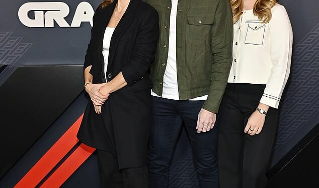 Gordon Ramsay, his wife Tana and their daughter Tilly put on a united display at the Vegas Grand Prix this weekend